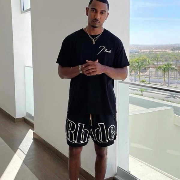 dagy men's and women's high street shorts north american fashion brand rhude summer letter print drawstring 3m reflective hip hop, White;black
dagy men's and women's high street shorts north american fashion brand rhude summer letter print drawstring 3m reflective hip hop, White;black