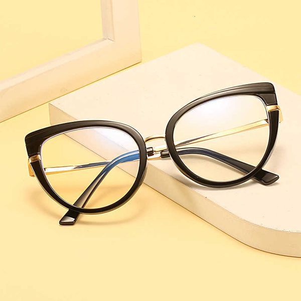 sunglasses 2021 new fashion blue light proof glasses women tr spring leg cat eye flat lens trend frame, White;black
sunglasses 2021 new fashion blue light proof glasses women tr spring leg cat eye flat lens trend frame, White;black