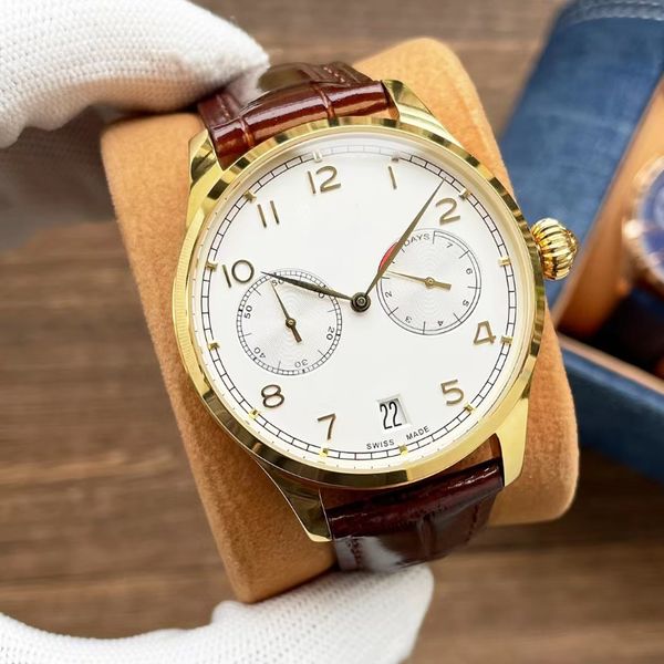 men's watch seven-day chain fully automatic mechanical watch independent small second hand true kinetic indicator luxury watch, Slivery;brown
men's watch seven-day chain fully automatic mechanical watch independent small second hand true kinetic indicator luxury watch, Slivery;brown