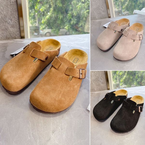 designer slippers men's sandals boston flat slippers fashion classic louboutins birk summer outdoor bag head leather one stirrup beach, Black
designer slippers men's sandals boston flat slippers fashion classic louboutins birk summer outdoor bag head leather one stirrup beach, Black