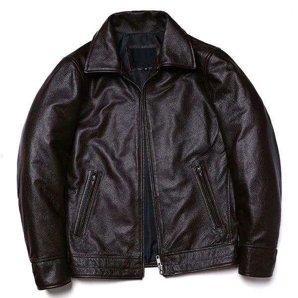 men s jackets brown genuine leather jacket 100 natural cowhide casual coat spring and autumn clothes size s 6xl 230313, Black;brown
men s jackets brown genuine leather jacket 100 natural cowhide casual coat spring and autumn clothes size s 6xl 230313, Black;brown