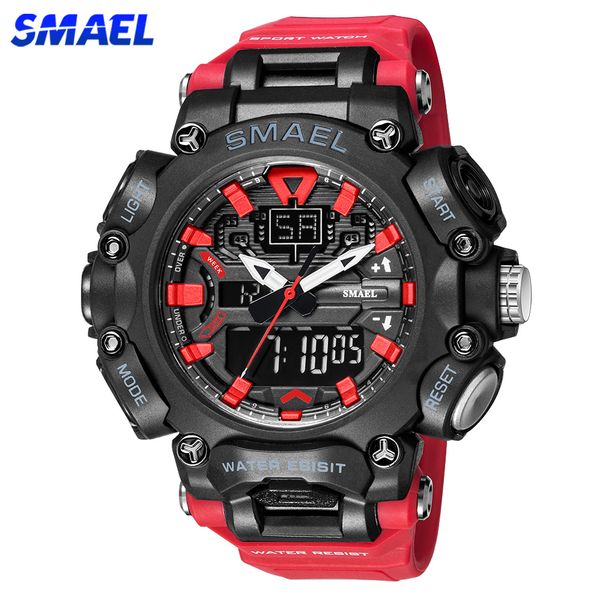 wristwatches smael youth fashion led digital watch men alarm shockproof dual wristwatches chrono waterproof big clock mens watches cool hour, Slivery;brown
wristwatches smael youth fashion led digital watch men alarm shockproof dual wristwatches chrono waterproof big clock mens watches cool hour, Slivery;brown