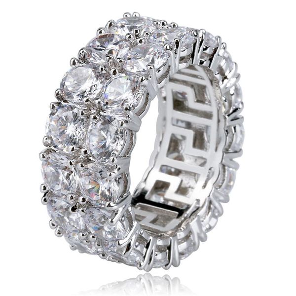hip hop iced out copper gold silver color plated micro pave cz stone 2 row round ring men women charm jewelry341i
hip hop iced out copper gold silver color plated micro pave cz stone 2 row round ring men women charm jewelry341i