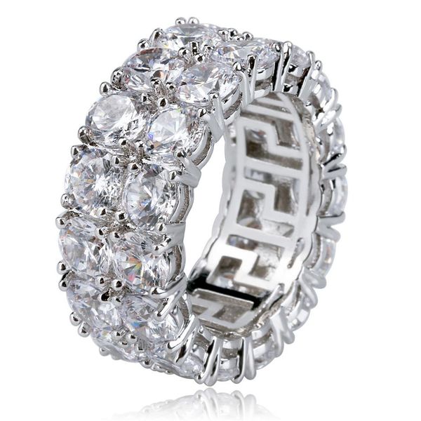 hip hop iced out copper gold silver color plated micro pave cz stone 2 row round ring men women charm jewelry263b
hip hop iced out copper gold silver color plated micro pave cz stone 2 row round ring men women charm jewelry263b