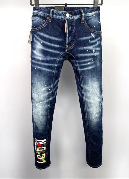 original men jeans d2 jeans slim small straight patched jeans for men slim fit denim jeans denim jeans men hiphop streetwear causal jeans, Blue
original men jeans d2 jeans slim small straight patched jeans for men slim fit denim jeans denim jeans men hiphop streetwear causal jeans, Blue
