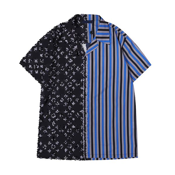 men's casual shirts man design blouse shirts men's camisas geometric letter print casual shirts men short sleeve turn down collar, White;black
men's casual shirts man design blouse shirts men's camisas geometric letter print casual shirts men short sleeve turn down collar, White;black