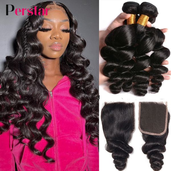 hair pieces perstar human bundles with closure brazilian loose wave weave extensions natural color 230314, Black;brown
hair pieces perstar human bundles with closure brazilian loose wave weave extensions natural color 230314, Black;brown