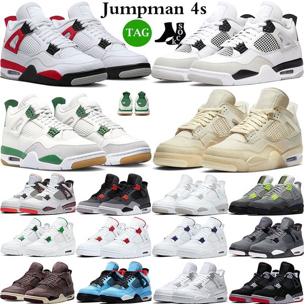 2023 basketball shoes 4 4s men women pine green military black cat pn dust seafoam midnight navy red thunder low lightning sports sneakers s
2023 basketball shoes 4 4s men women pine green military black cat pn dust seafoam midnight navy red thunder low lightning sports sneakers s