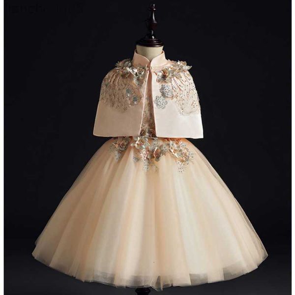 girl's dresses gold lace girl dresses for first communion beads appliques tulle ball gown cloak girls pageant flower girl dress for wed, Red;yellow
girl's dresses gold lace girl dresses for first communion beads appliques tulle ball gown cloak girls pageant flower girl dress for wed, Red;yellow