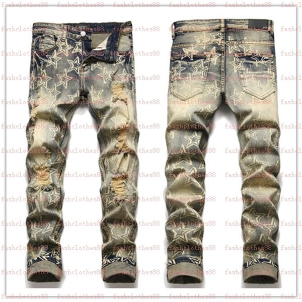 men's jeans designer european jean hombre letter star men embroidery patchwork ripped for trend brand motorcycle pant mens skinny vsh4, Blue
men's jeans designer european jean hombre letter star men embroidery patchwork ripped for trend brand motorcycle pant mens skinny vsh4, Blue