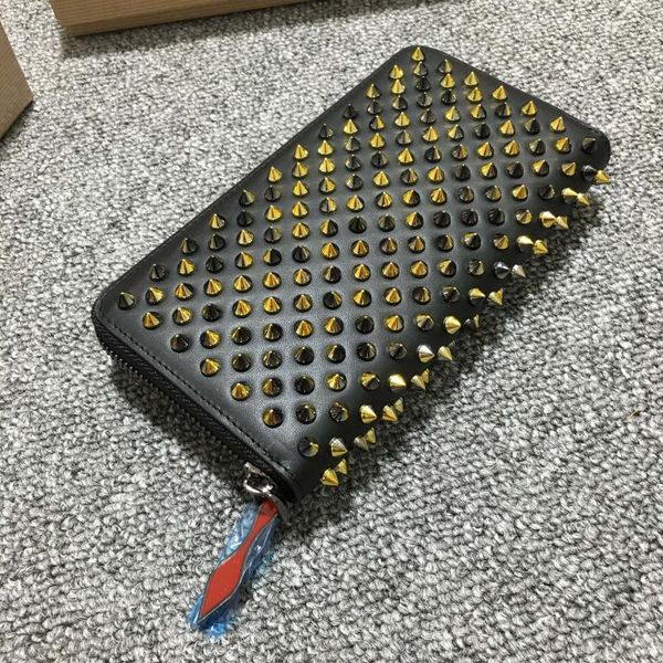 famous women men wallets fashion single zipper luxury designer genuine leather wallet lady ladies long purse redsbottom rivet bags, Red;black
famous women men wallets fashion single zipper luxury designer genuine leather wallet lady ladies long purse redsbottom rivet bags, Red;black