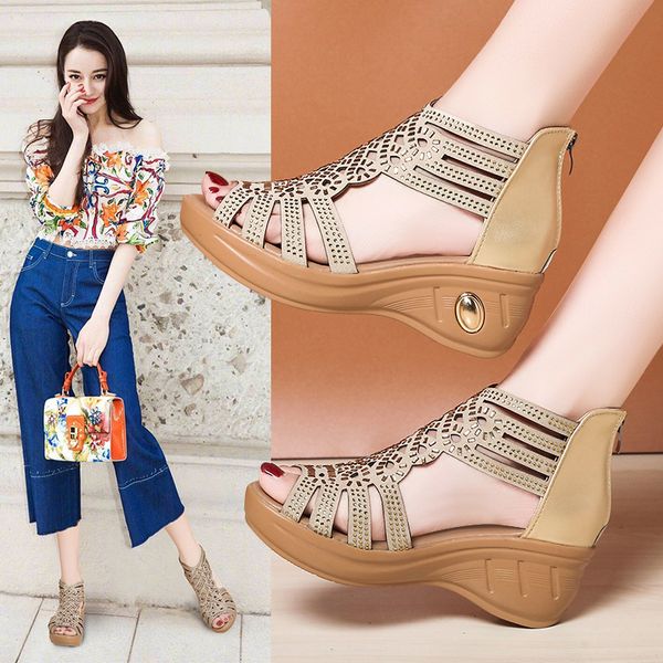 sandals fashion wedge sandals women summer shoes elegant ladies rome sandals brand female sandalias black wedge heels yx1629 230313
sandals fashion wedge sandals women summer shoes elegant ladies rome sandals brand female sandalias black wedge heels yx1629 230313