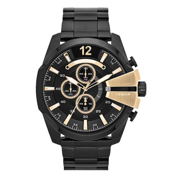 fashion brand men big case mutiple dials stainless steel band date quartz wrist watch 4338170m, Slivery;brown
fashion brand men big case mutiple dials stainless steel band date quartz wrist watch 4338170m, Slivery;brown