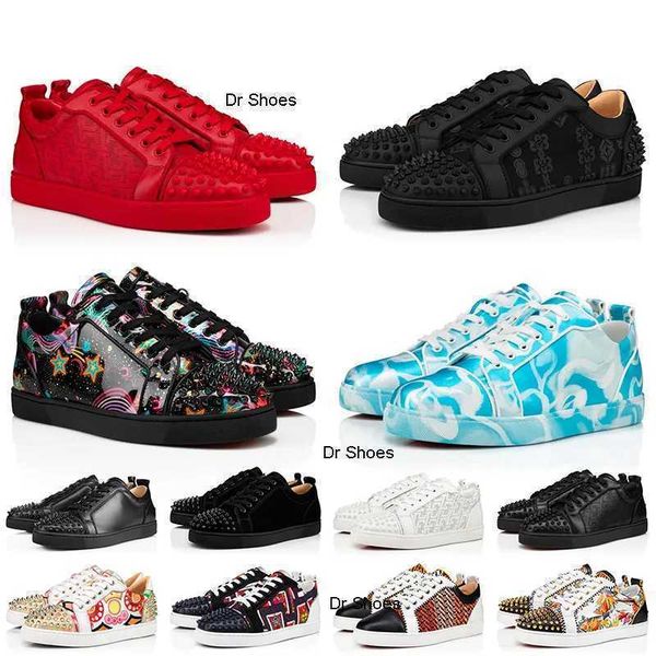 low platform sneakers designer casual shoes red bottomed christians flat women men fashion luxury loafers spikes party flat big size 13, Black
low platform sneakers designer casual shoes red bottomed christians flat women men fashion luxury loafers spikes party flat big size 13, Black