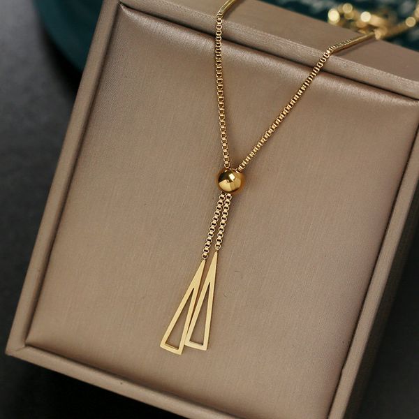 korean fashion necklace gold plated tassel aesthetic exquisite trendy wedding party jewelry 316l stainless steel, Silver
korean fashion necklace gold plated tassel aesthetic exquisite trendy wedding party jewelry 316l stainless steel, Silver