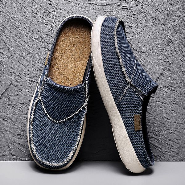 slippers summer men classic outdoor slip-on canvas shoes light breathable flat loafers soft indoor home casual 230314, Black
slippers summer men classic outdoor slip-on canvas shoes light breathable flat loafers soft indoor home casual 230314, Black