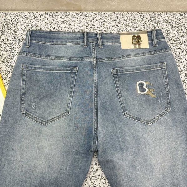 men's jeans designer mens jeans shorts straight leg pants burb embroidery casual trousers washed fashion zipper access control denims s, Blue
men's jeans designer mens jeans shorts straight leg pants burb embroidery casual trousers washed fashion zipper access control denims s, Blue
