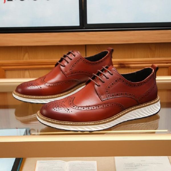new men's dress leather shoes lace-up luxury handmade brock comfortable outdoor dating dress shoes d2a45, Black
new men's dress leather shoes lace-up luxury handmade brock comfortable outdoor dating dress shoes d2a45, Black
