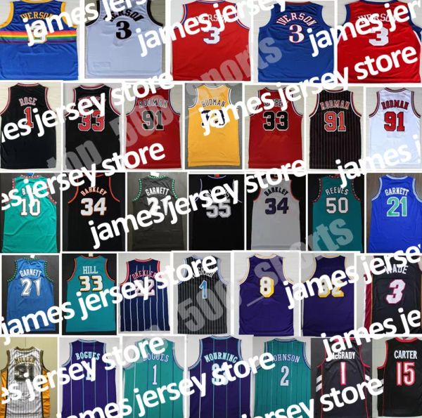 custom stitched retro basketball allen iverson jersey vince carter charles barkley kevin garnett tracy mcgrady karl malone dennis rodman der, Black;red
custom stitched retro basketball allen iverson jersey vince carter charles barkley kevin garnett tracy mcgrady karl malone dennis rodman der, Black;red