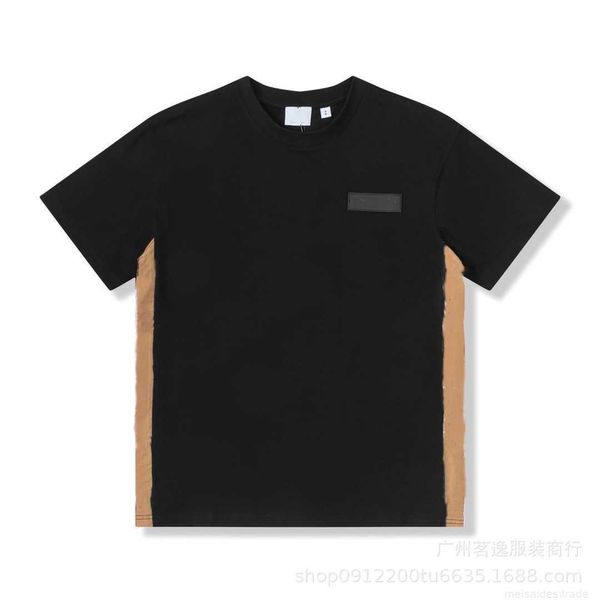 correct version b burbry luxury designer of 23ss bu 's new classic plaid short-sleeved t-shirt high-street versatile lovers same ins tr, White;black
correct version b burbry luxury designer of 23ss bu 's new classic plaid short-sleeved t-shirt high-street versatile lovers same ins tr, White;black