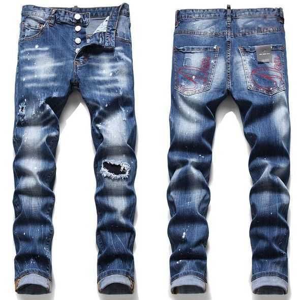 men's jeans mens dsq men badge rips stretch black jean fashion slim fit washed motocycle autumn denim hip hop trousers rppg, Blue
men's jeans mens dsq men badge rips stretch black jean fashion slim fit washed motocycle autumn denim hip hop trousers rppg, Blue