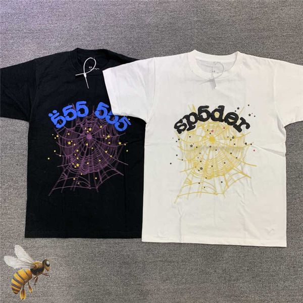 men's t-shirts young thug sp5der 555555 t-shirt men women blue puff print spider web t shirts g230314, White;black
men's t-shirts young thug sp5der 555555 t-shirt men women blue puff print spider web t shirts g230314, White;black