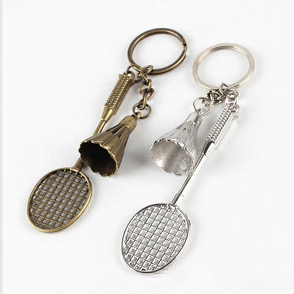 keychains antique bronze silver color metal badminton raet tren cute mini for woman man car sports key ring gifts l230314
keychains antique bronze silver color metal badminton raet tren cute mini for woman man car sports key ring gifts l230314