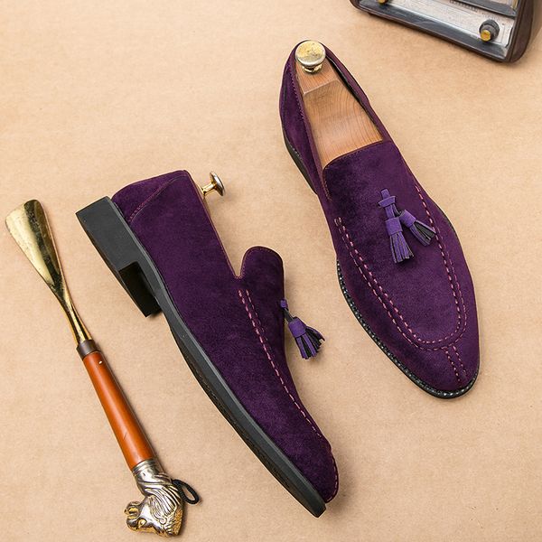 men's loafers brand suede leather shoes vintage slip-on classic casual men driving shoes wedding male dress shoes tassel poi, Black;white
men's loafers brand suede leather shoes vintage slip-on classic casual men driving shoes wedding male dress shoes tassel poi, Black;white