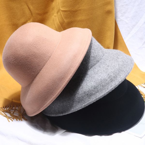 stingy brim hats wool felt hat floppy wide brim winter hat for women fedora hat plain ladies hat dress church cloche bucket bowler hat crush, Blue;gray
stingy brim hats wool felt hat floppy wide brim winter hat for women fedora hat plain ladies hat dress church cloche bucket bowler hat crush, Blue;gray