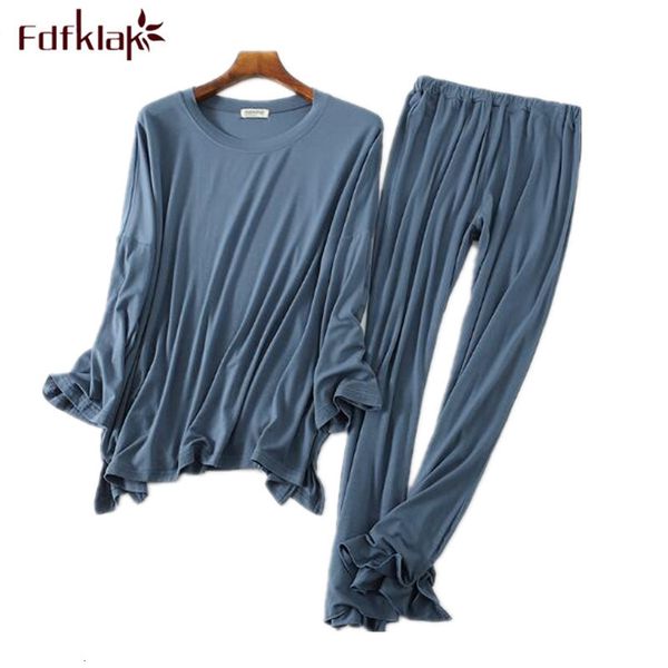 women's sleepwear comfortable modal cotton pyjamas women long sleeve pajamas set autumn winter home clothes casual long pant sleep pyja, Black;red
women's sleepwear comfortable modal cotton pyjamas women long sleeve pajamas set autumn winter home clothes casual long pant sleep pyja, Black;red