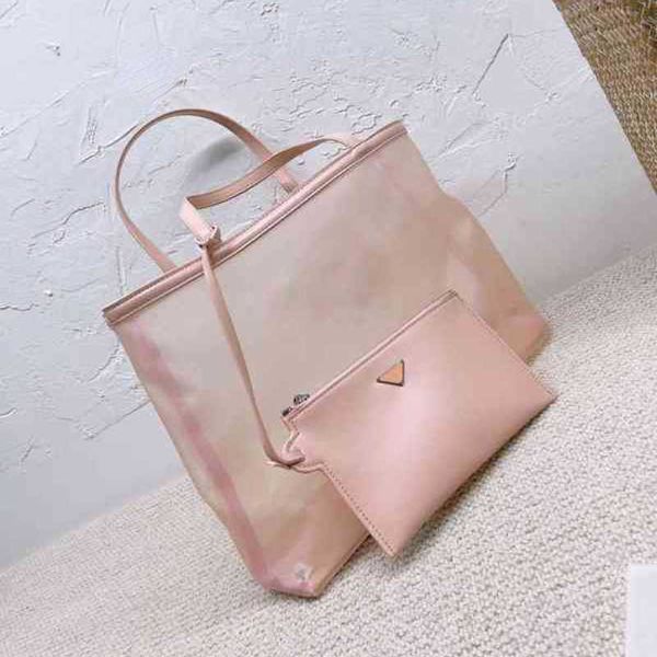 4 color triangle designer bag large capacity shopping bags shoulder bags mesh transparent beach bag with wallet for women designers handbag
4 color triangle designer bag large capacity shopping bags shoulder bags mesh transparent beach bag with wallet for women designers handbag