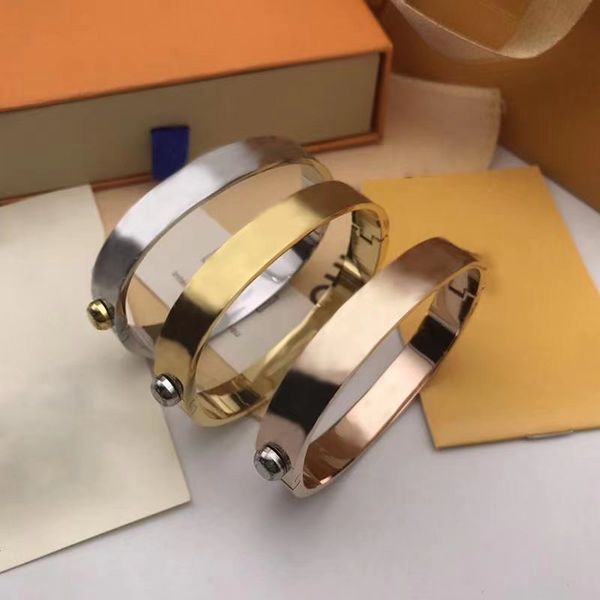 love bracelets mens bangle women diamond gold cuff fashion stainless steel classic wide bracelet engagement party jewelry with box, Golden;silver
love bracelets mens bangle women diamond gold cuff fashion stainless steel classic wide bracelet engagement party jewelry with box, Golden;silver