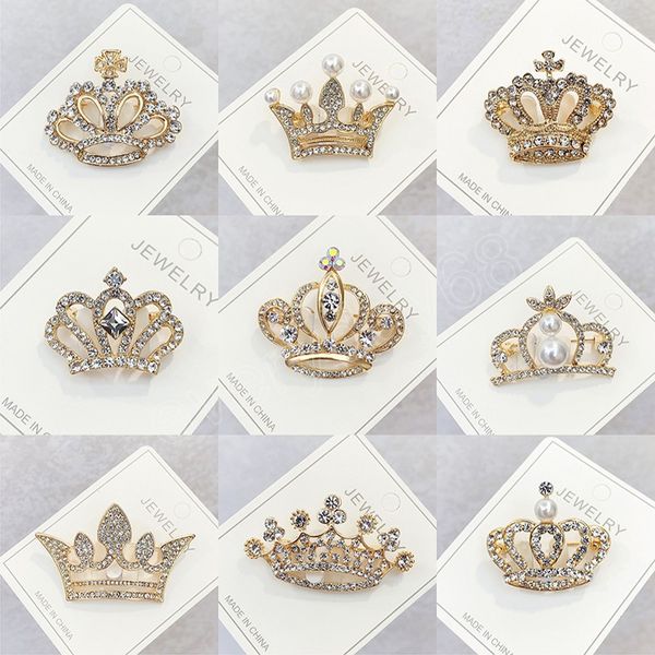 fashion rhinestone crown brooch royal luxury crystal suit lapel pin brooches for women men badge accessory jewelry gift, Gray
fashion rhinestone crown brooch royal luxury crystal suit lapel pin brooches for women men badge accessory jewelry gift, Gray