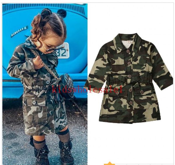 1-6y toddlers girls jacket long sleeve lapel trench casual camouflage print jacket coat outwear, Blue;gray
1-6y toddlers girls jacket long sleeve lapel trench casual camouflage print jacket coat outwear, Blue;gray