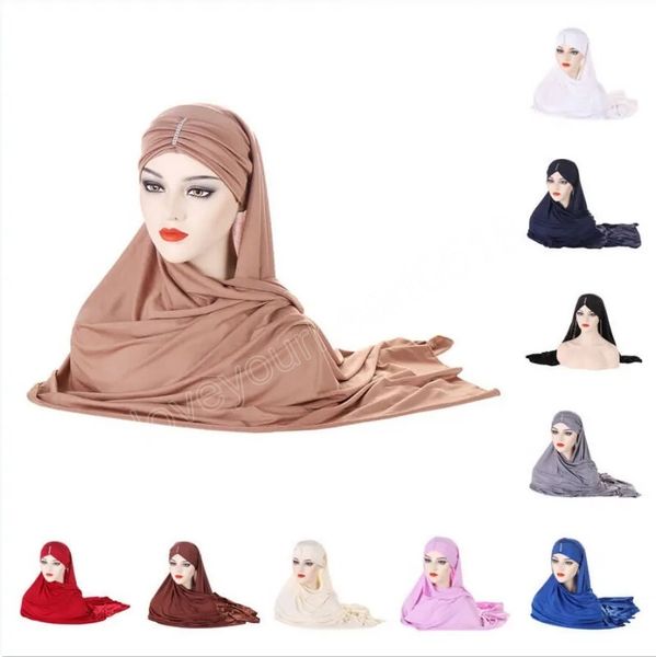 ramadan muslim womens convenient one-piece chiffon long scarf beanies hat fashion islamic femme hijabs cap headwear, Blue;gray
ramadan muslim womens convenient one-piece chiffon long scarf beanies hat fashion islamic femme hijabs cap headwear, Blue;gray