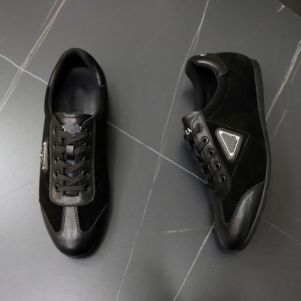 20323 re-nylon & brushed leather sneakers shoes men gabardine triangle rubber trainers comfort outdoor comfort footwears, Black
20323 re-nylon & brushed leather sneakers shoes men gabardine triangle rubber trainers comfort outdoor comfort footwears, Black