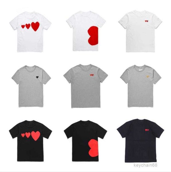 men's t shirts t shirts play mens t shirt designer red commes heart casual women garcons s badge des quanlity ts cotton cdg embroidery, White;black
men's t shirts t shirts play mens t shirt designer red commes heart casual women garcons s badge des quanlity ts cotton cdg embroidery, White;black