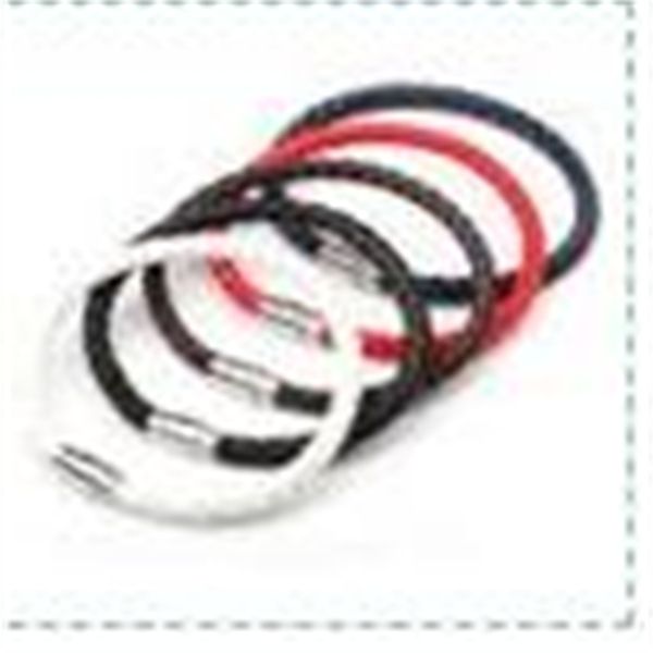 fashion design leather bangle multicolor stainless steel button bracelet women's men's wristband valentine's day jewelry gift, Black
fashion design leather bangle multicolor stainless steel button bracelet women's men's wristband valentine's day jewelry gift, Black