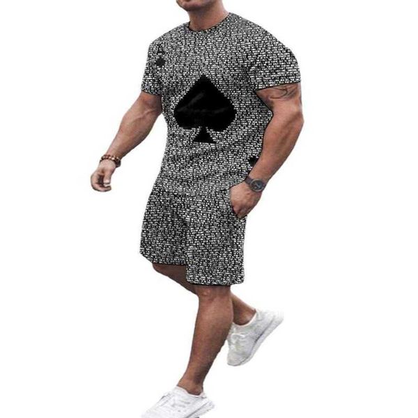 t-shirts men's stylish and simple men's loose poker 3d short-sleeved suit summer sports casual men's suit, White;black
t-shirts men's stylish and simple men's loose poker 3d short-sleeved suit summer sports casual men's suit, White;black