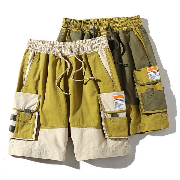 men s shorts summer army cargo casual men clothing khaki multi pocket knee length mens short homme pants loose military outdoor 230314, White;black
men s shorts summer army cargo casual men clothing khaki multi pocket knee length mens short homme pants loose military outdoor 230314, White;black