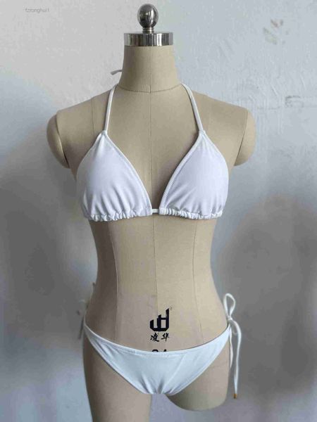women's swimwear new and holiday triangle split bikini three-point lace up 2 8y0y, White;black
women's swimwear new and holiday triangle split bikini three-point lace up 2 8y0y, White;black