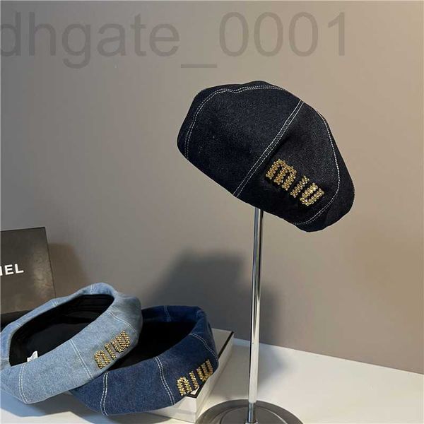 berets designer spring and summer denim letter beret college style casual pumpkin hat women's aging bud 37y7, Blue;gray
berets designer spring and summer denim letter beret college style casual pumpkin hat women's aging bud 37y7, Blue;gray