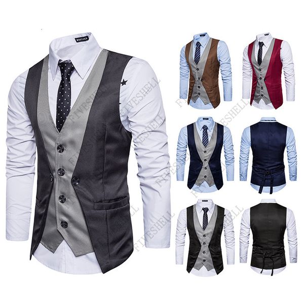 mens vests 2023 fake two pieces patchwork suit vest men slim fit business sleeveless waistcoat men wedding tuxedo vests gilet men xxl 230313, Black;white
mens vests 2023 fake two pieces patchwork suit vest men slim fit business sleeveless waistcoat men wedding tuxedo vests gilet men xxl 230313, Black;white