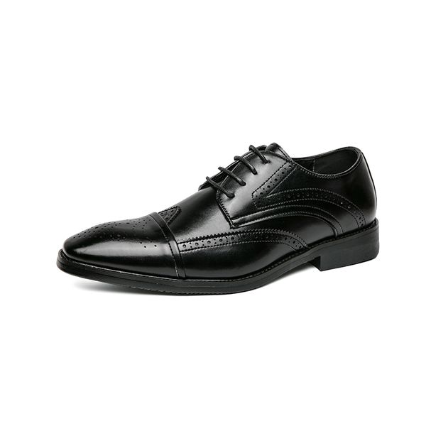 men brock carving leather shoes dress business office shoe mens wedding party derby shoes pointed retro black oxford shoes, Black;white
men brock carving leather shoes dress business office shoe mens wedding party derby shoes pointed retro black oxford shoes, Black;white