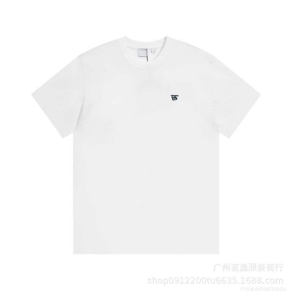 correct version b burbry luxury designer of 23ss bu classic small label embroidered t-shirt high street casual versatile lovers same ins, White;black
correct version b burbry luxury designer of 23ss bu classic small label embroidered t-shirt high street casual versatile lovers same ins, White;black