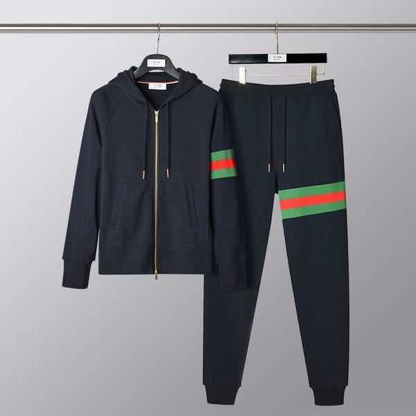 trendy tb thom sweater pants one set to wear with two sets casual sportswear for men and women in autumn, Gray
trendy tb thom sweater pants one set to wear with two sets casual sportswear for men and women in autumn, Gray