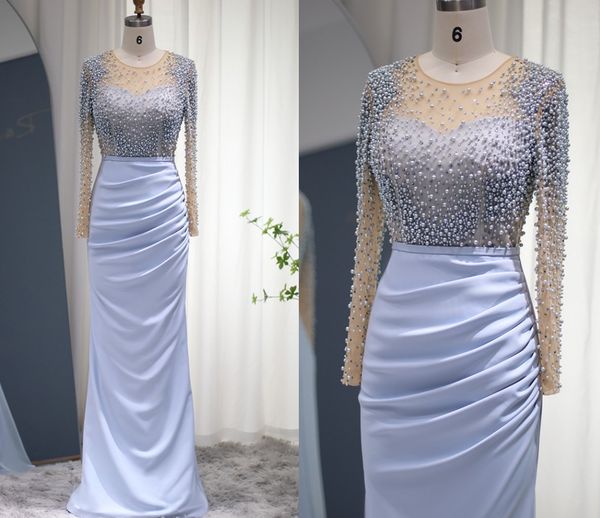 sky blue mermaid arabic evening dresses dubai luxury pearls crystal sheer long sleeves muslim prom formal gowns robe de soiree 2023 vestidos, Black;red
sky blue mermaid arabic evening dresses dubai luxury pearls crystal sheer long sleeves muslim prom formal gowns robe de soiree 2023 vestidos, Black;red