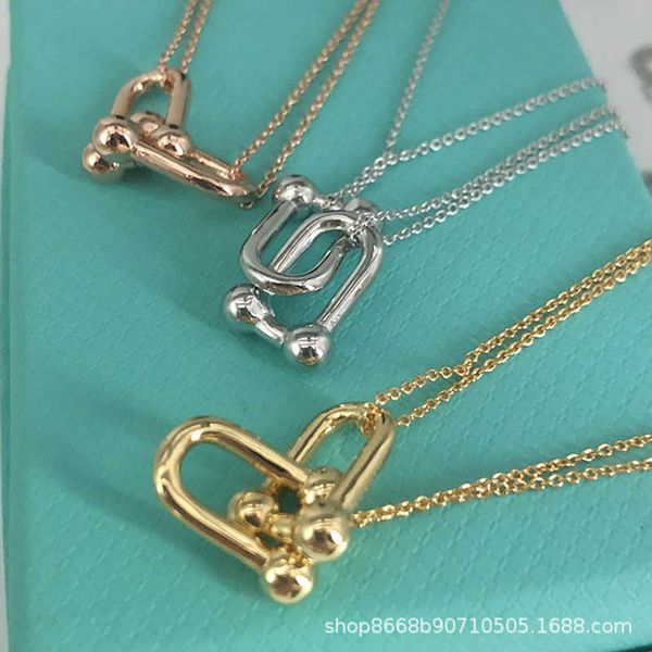 tiffay s925 sterling silver horseshoe buckle u-shaped cross necklace women's hardwear series diamond inlaid ring double chain clavicle
tiffay s925 sterling silver horseshoe buckle u-shaped cross necklace women's hardwear series diamond inlaid ring double chain clavicle