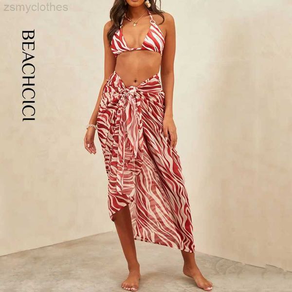 women's swimwear beachcici women fashion bikini swimsuit summer three piece printing backless lace up bathing suit swimwear for female, White;black
women's swimwear beachcici women fashion bikini swimsuit summer three piece printing backless lace up bathing suit swimwear for female, White;black