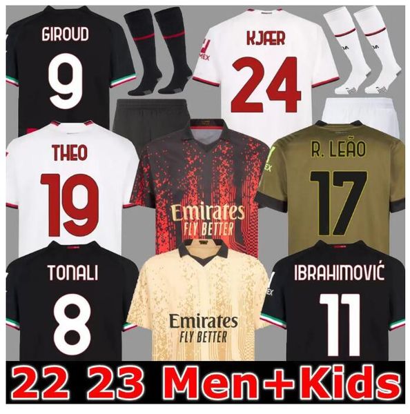 ibrahimovic 22 23 soccer jerseys ac milans 4th giroud r. leao bennacer kessie romagnoli calhanoglu tonali rebic 2022 2023 football shirt mai, Black;yellow
ibrahimovic 22 23 soccer jerseys ac milans 4th giroud r. leao bennacer kessie romagnoli calhanoglu tonali rebic 2022 2023 football shirt mai, Black;yellow